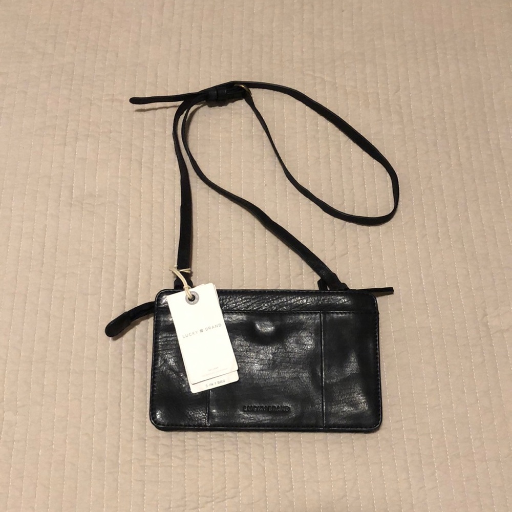 LUCKY BRAND Satchel Crossbody bag (3 in one)